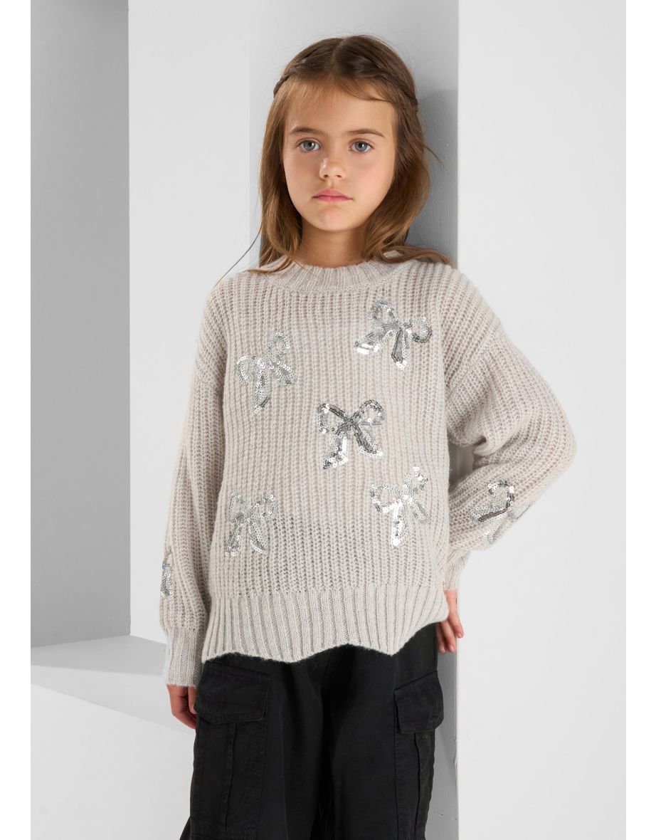 Silver sparkly outlet sweaters