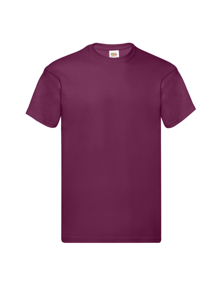 Fruit of the Loom Mens Original T-Shirt - Aubergine