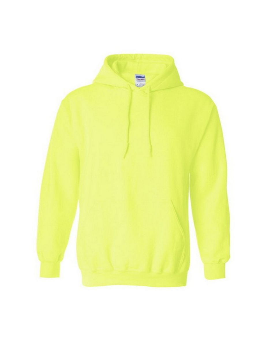 Gildan hoodie sales safety green