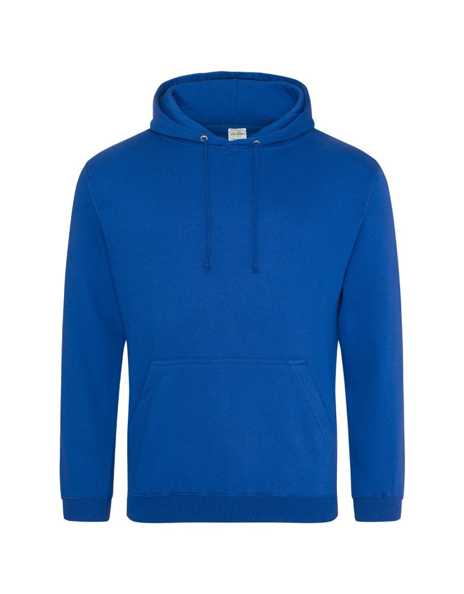 Awdis Unisex Adult College Hoodie - Royal Blue