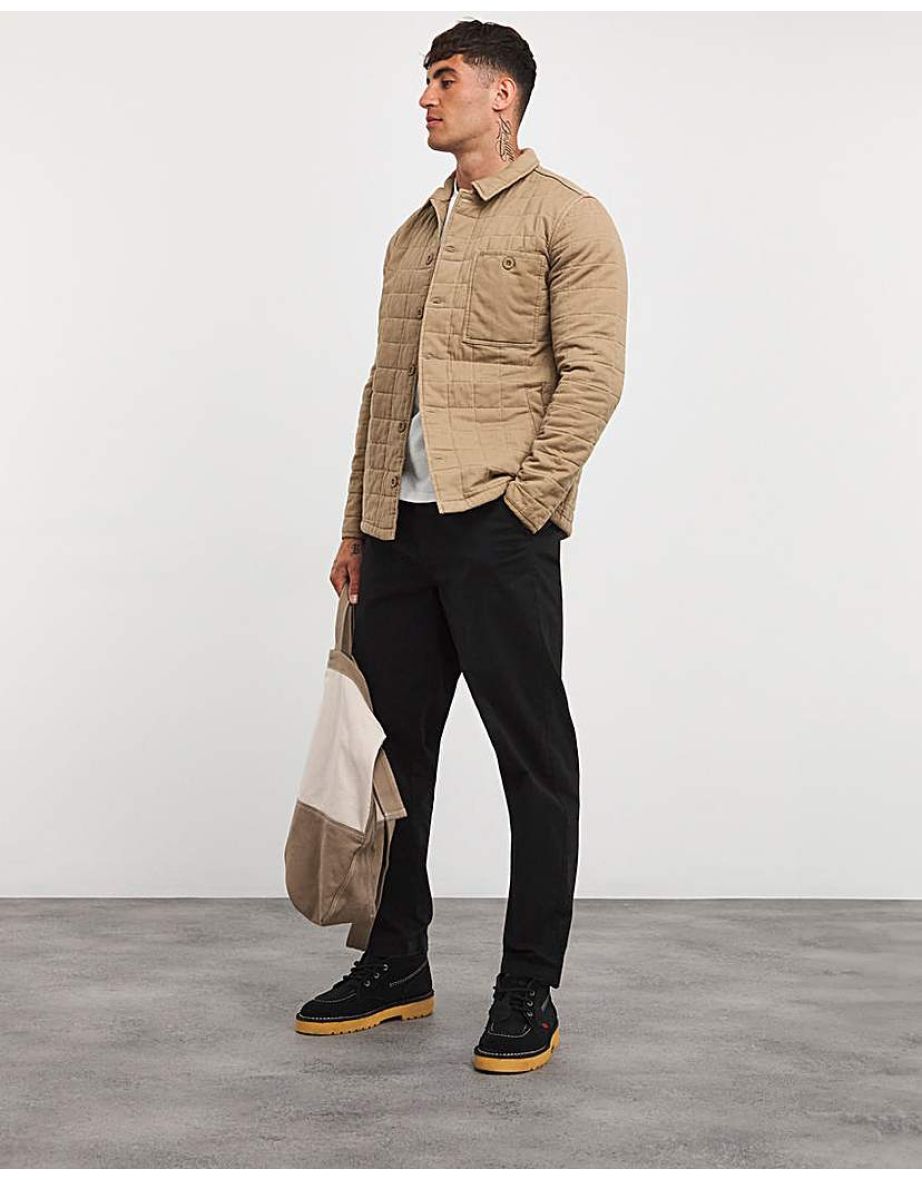 Cotton Square Quilted Shacket