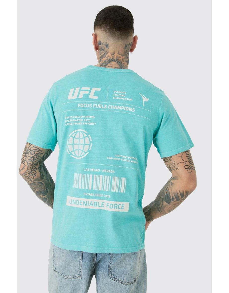 Tall Ufc Printed Licensed T-shirt In Green - green - 2