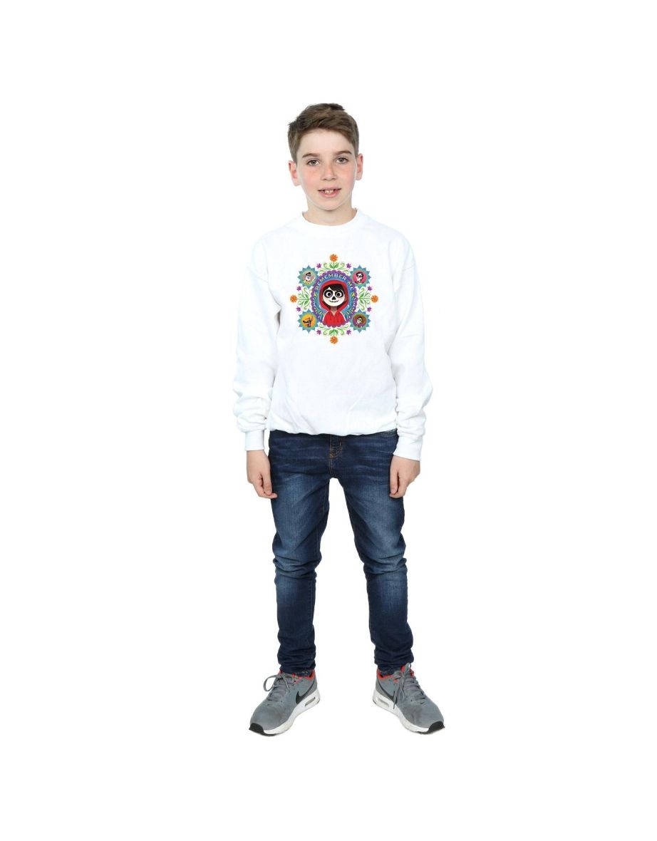 Disney Boys Coco Remember Me Sweatshirt - White - 3