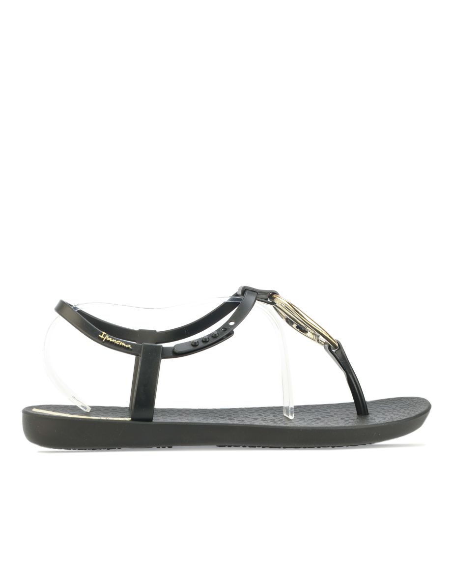 Women's Ipanema Charm Loop Sandals in Black - 5