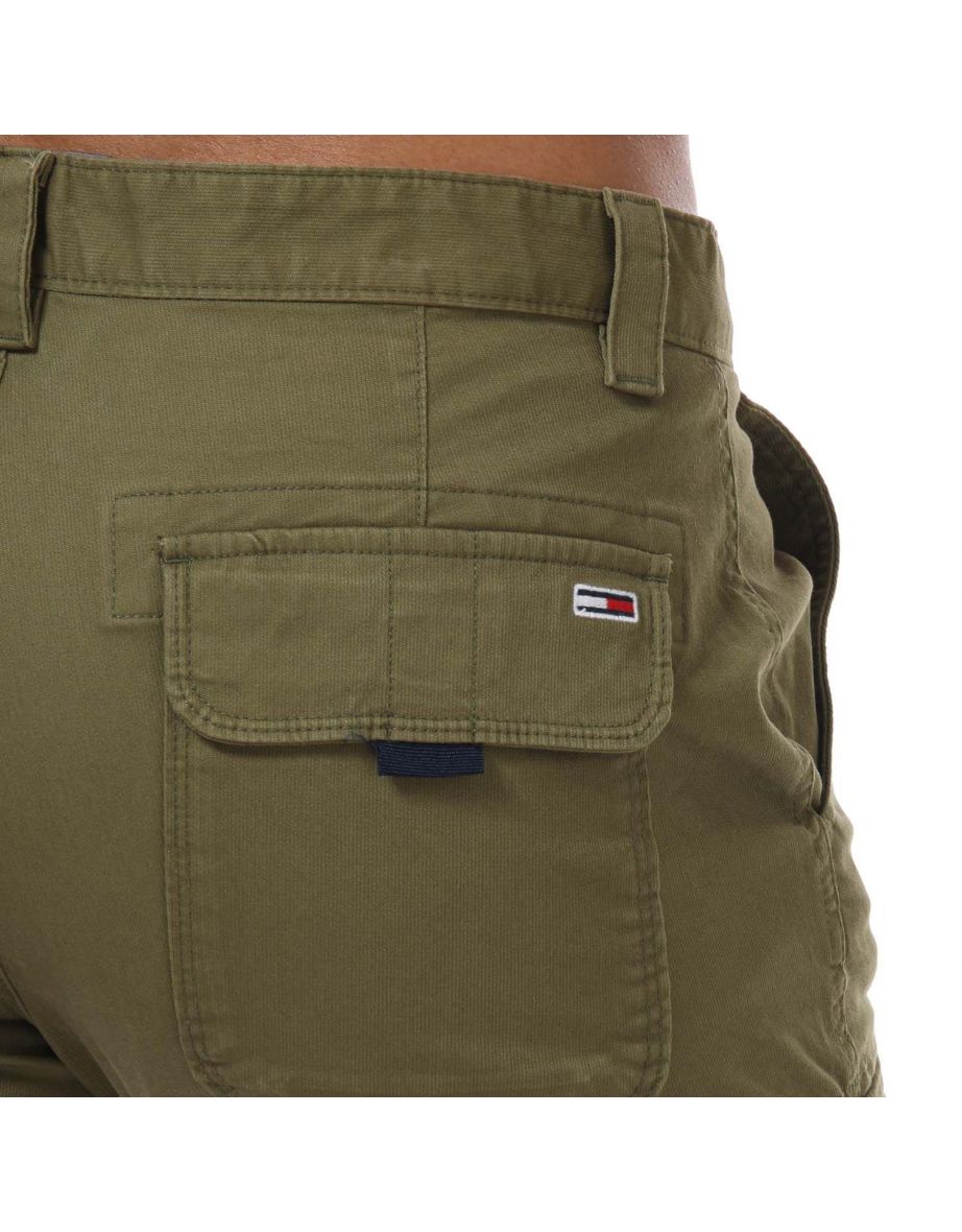 Men's Tommy Hilfiger Cargo Shorts in Green - 5