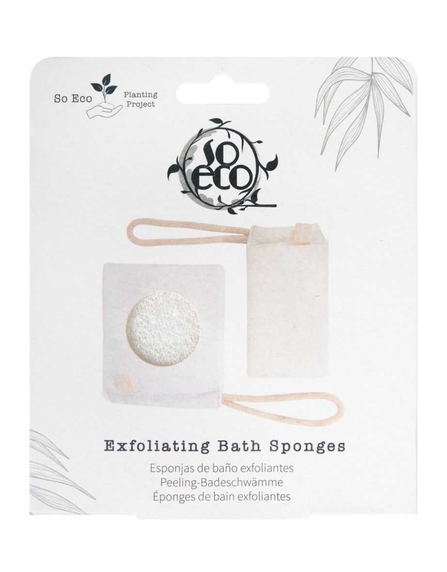 So Eco Exfoliating Bath Sponges - 2 Pack - 5