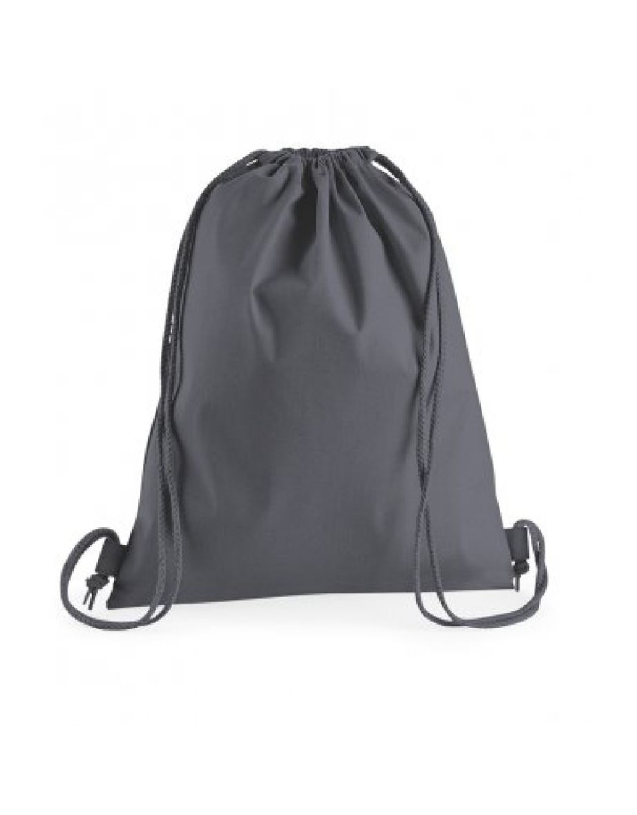 Westford Mill Premium Cotton Gymsac - Graphite