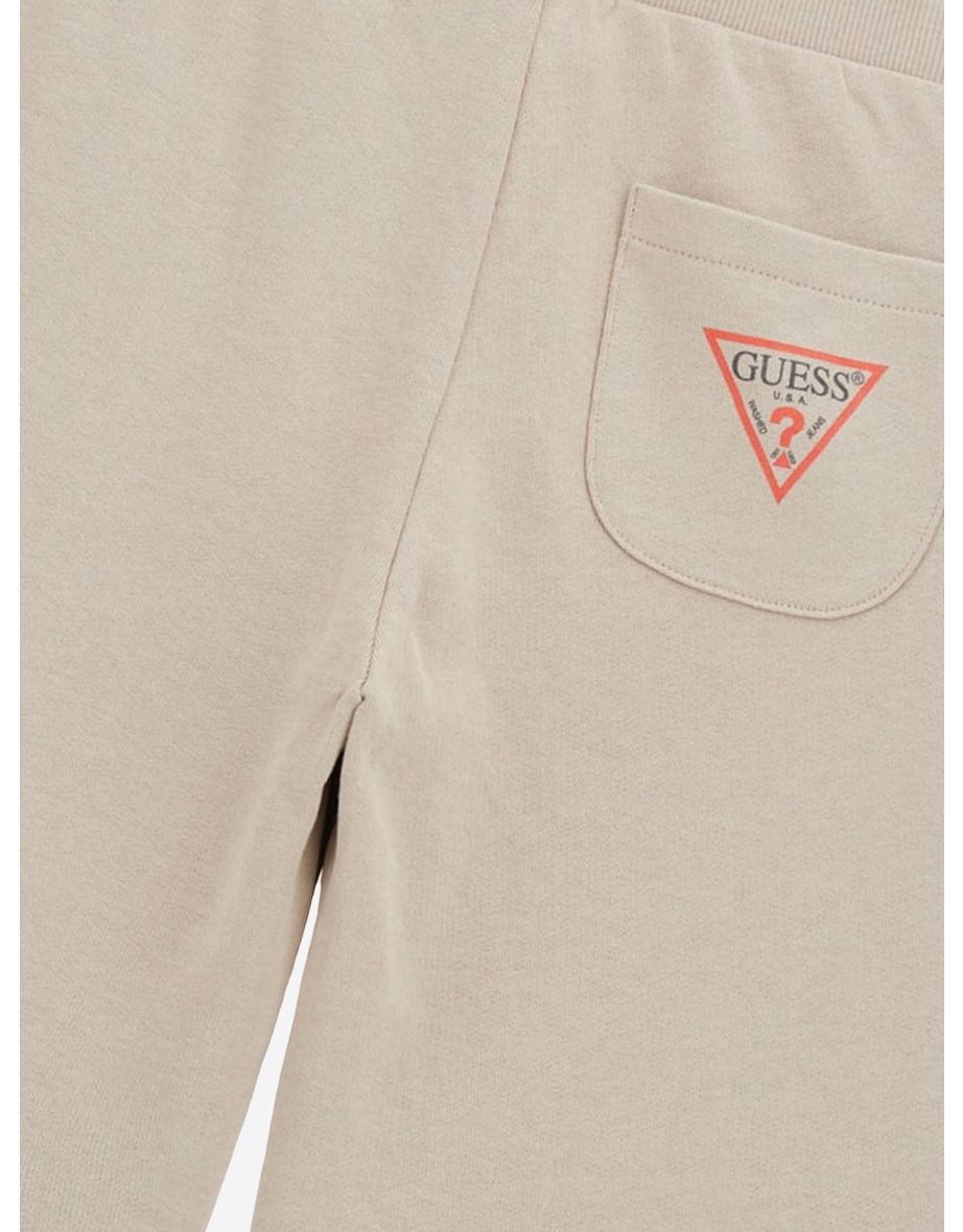 Boys Active Shorts in Beige - 2