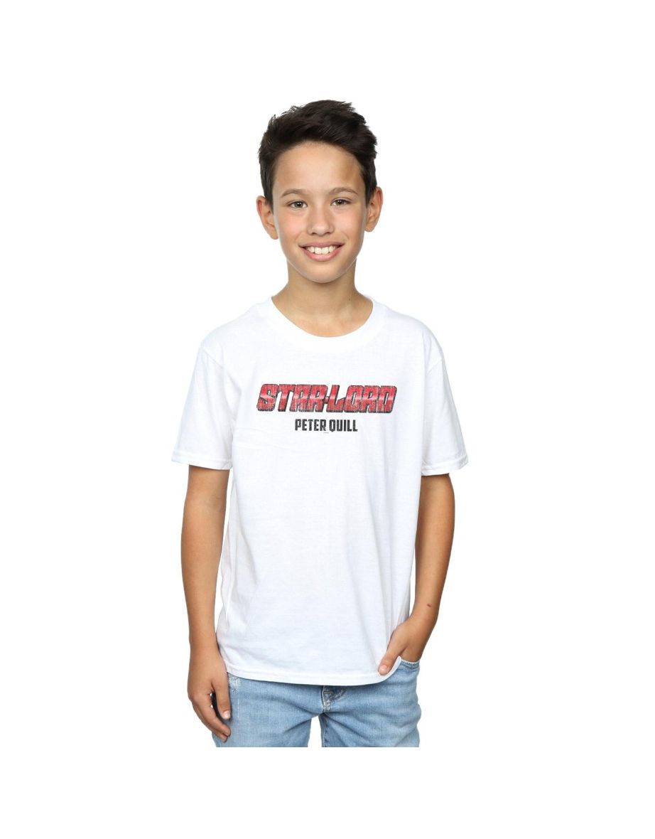 Marvel Boys Star Lord AKA Peter Quill T-Shirt - White