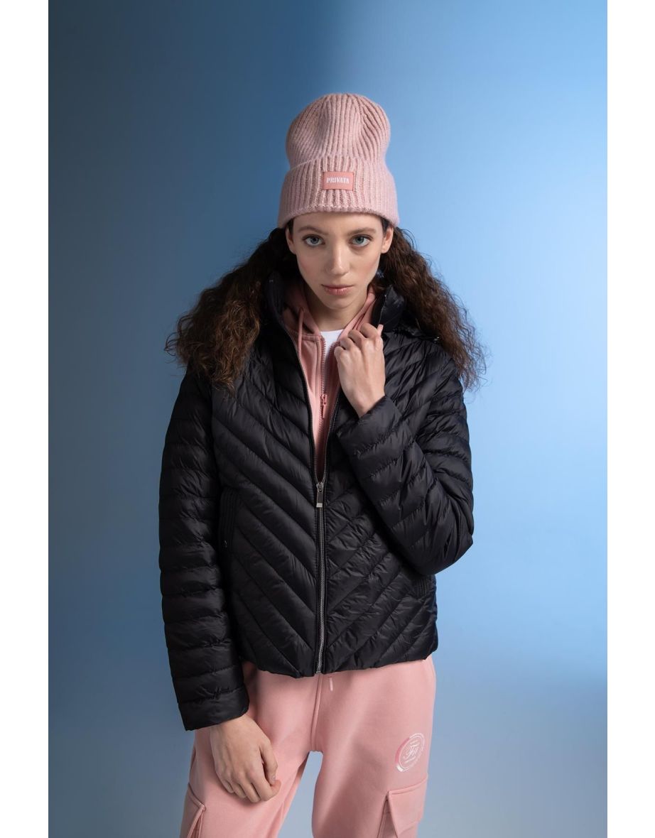 Fit Standard Fit Hooded Down Jacket - 7