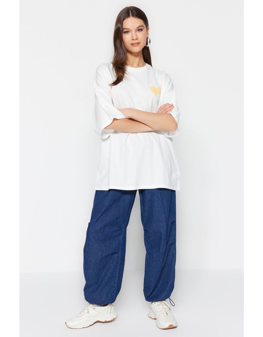 T-Shirt - White - Oversize