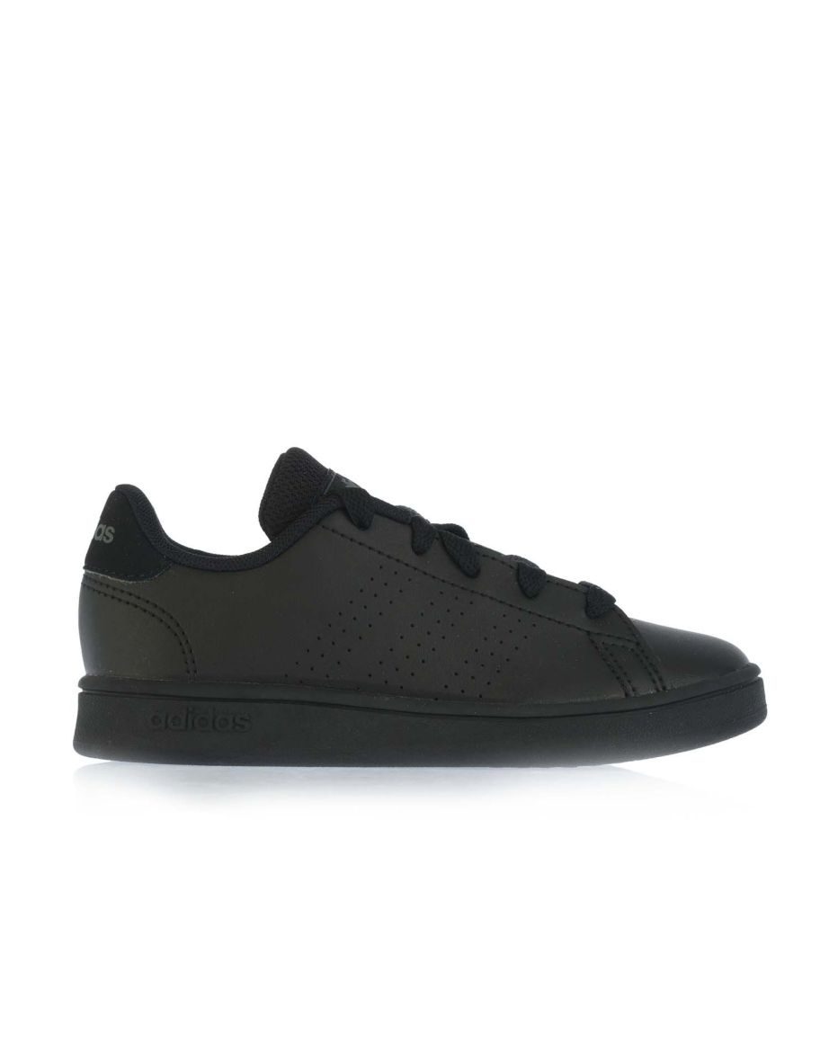 Childrens adidas sales black trainers