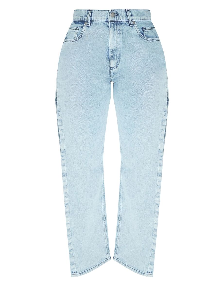 Shape Vintage Light Wash Extreme Split Detail Jeans - 4