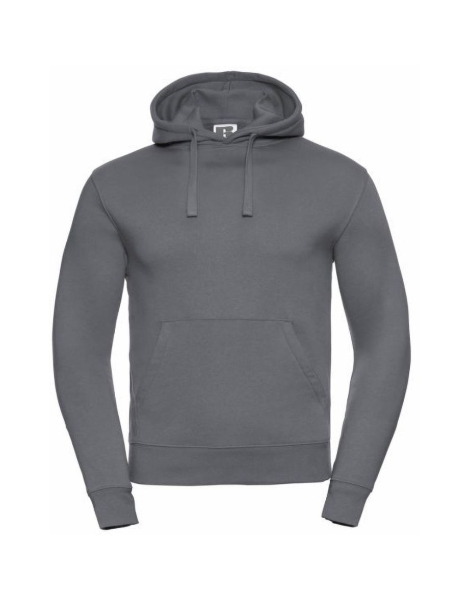 Russell Mens Authentic Hooded Sweatshirt / Hoodie - Convoy Grey