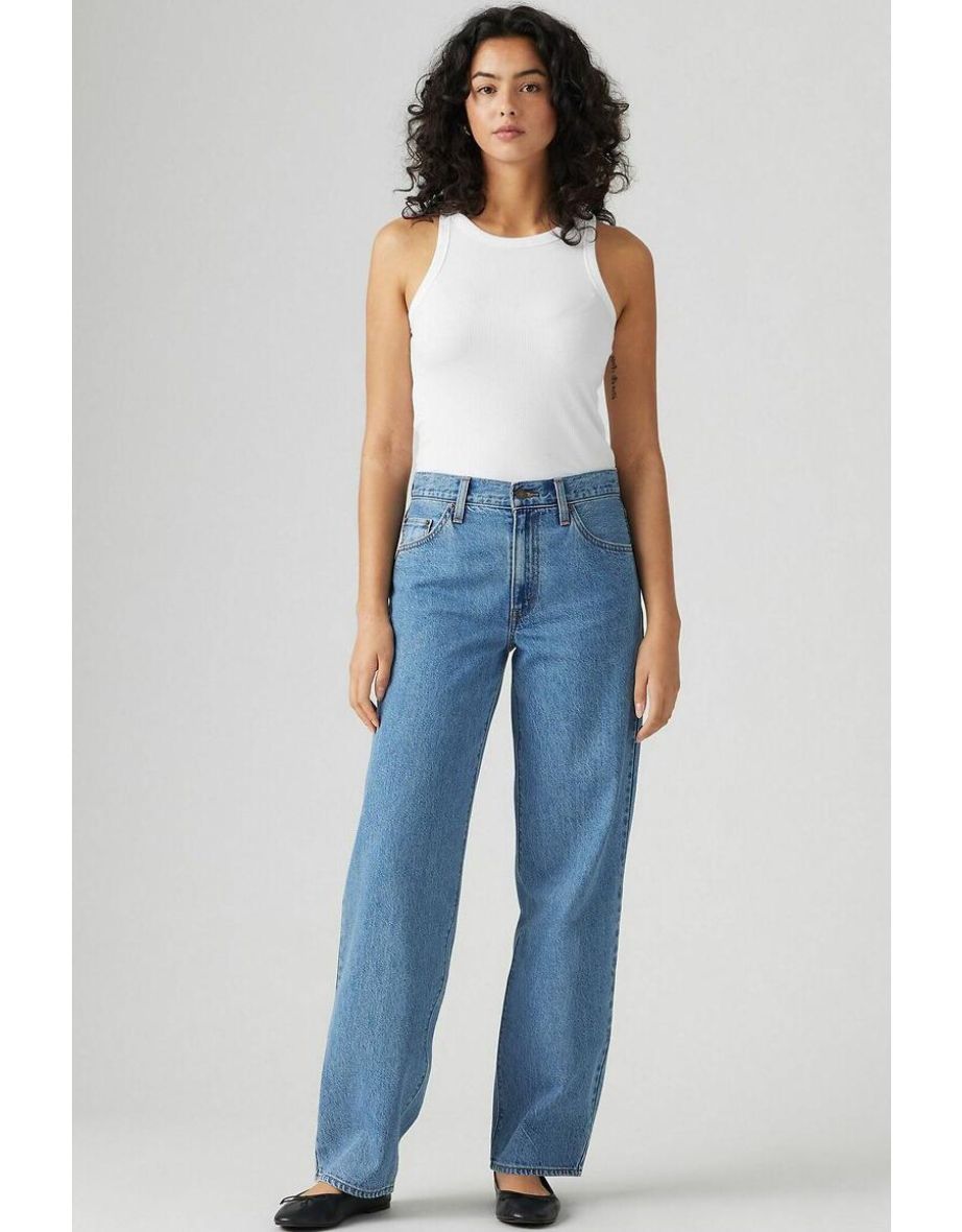 Baggy Dad Jeans in Mid Rise