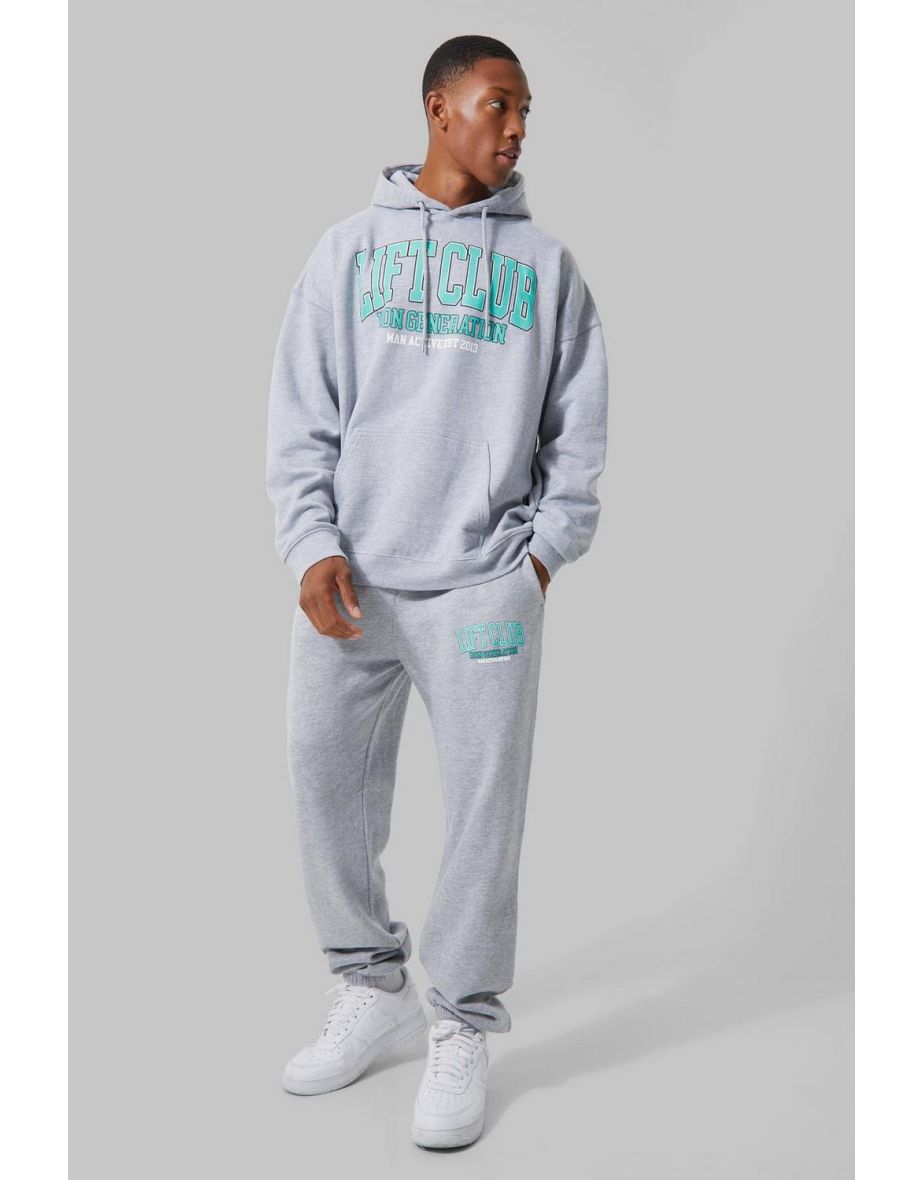 Man Active Lift Club Joggers - grey marl - 2