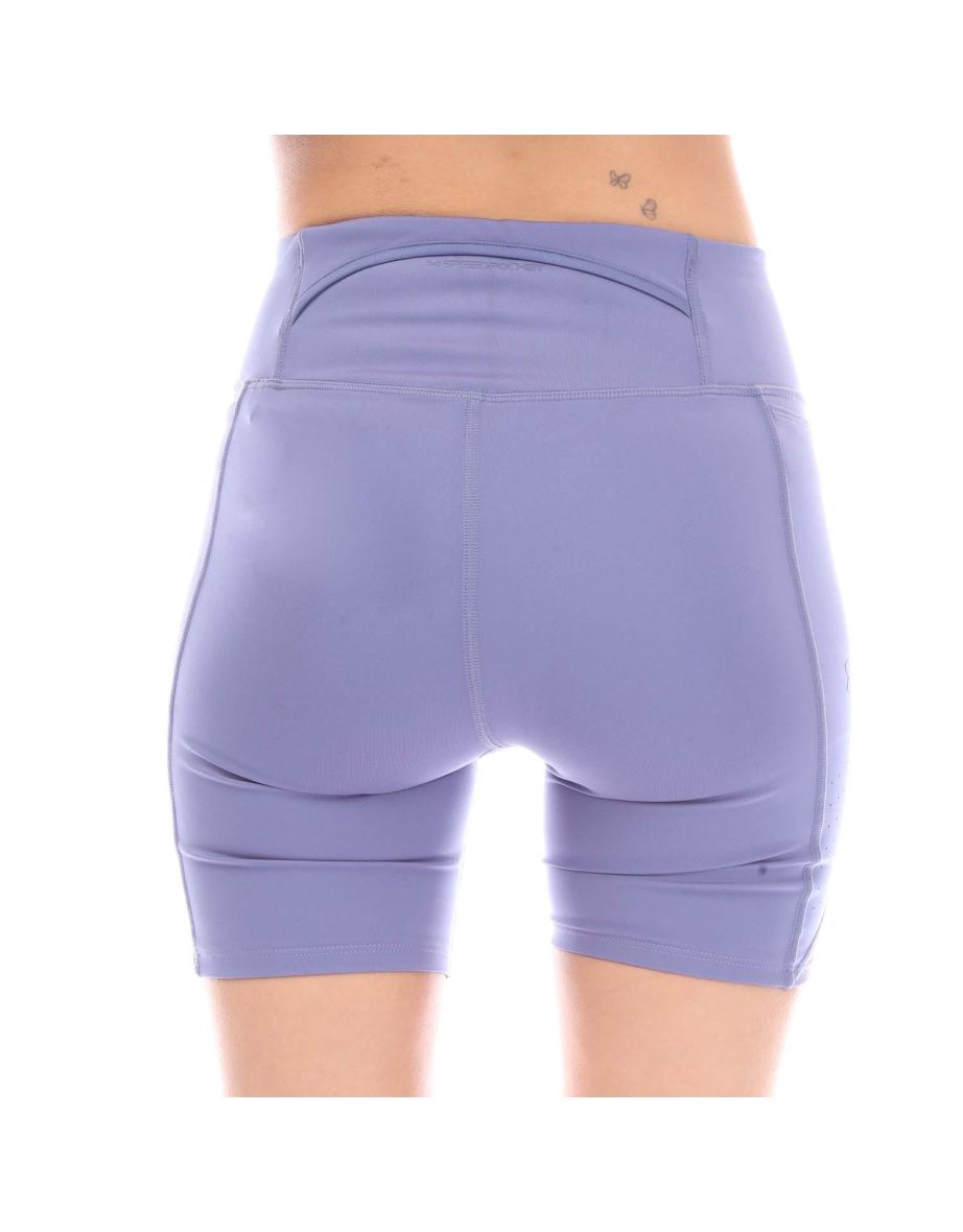 Women's Under Armour UA Run Stamina Half Tights Shorts in Purple - 1