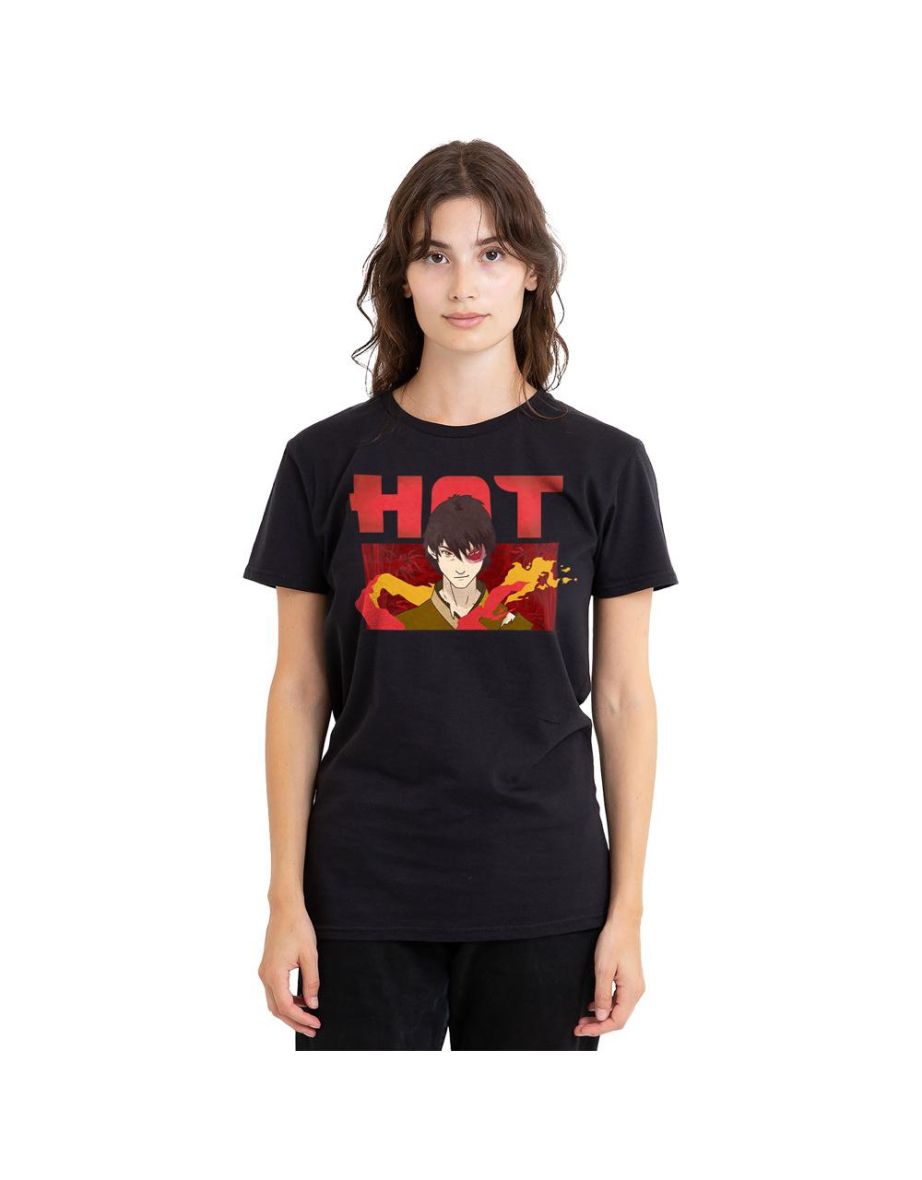 Avatar: The Last Airbender Unisex Adult Hot Zuko T-Shirt - Black