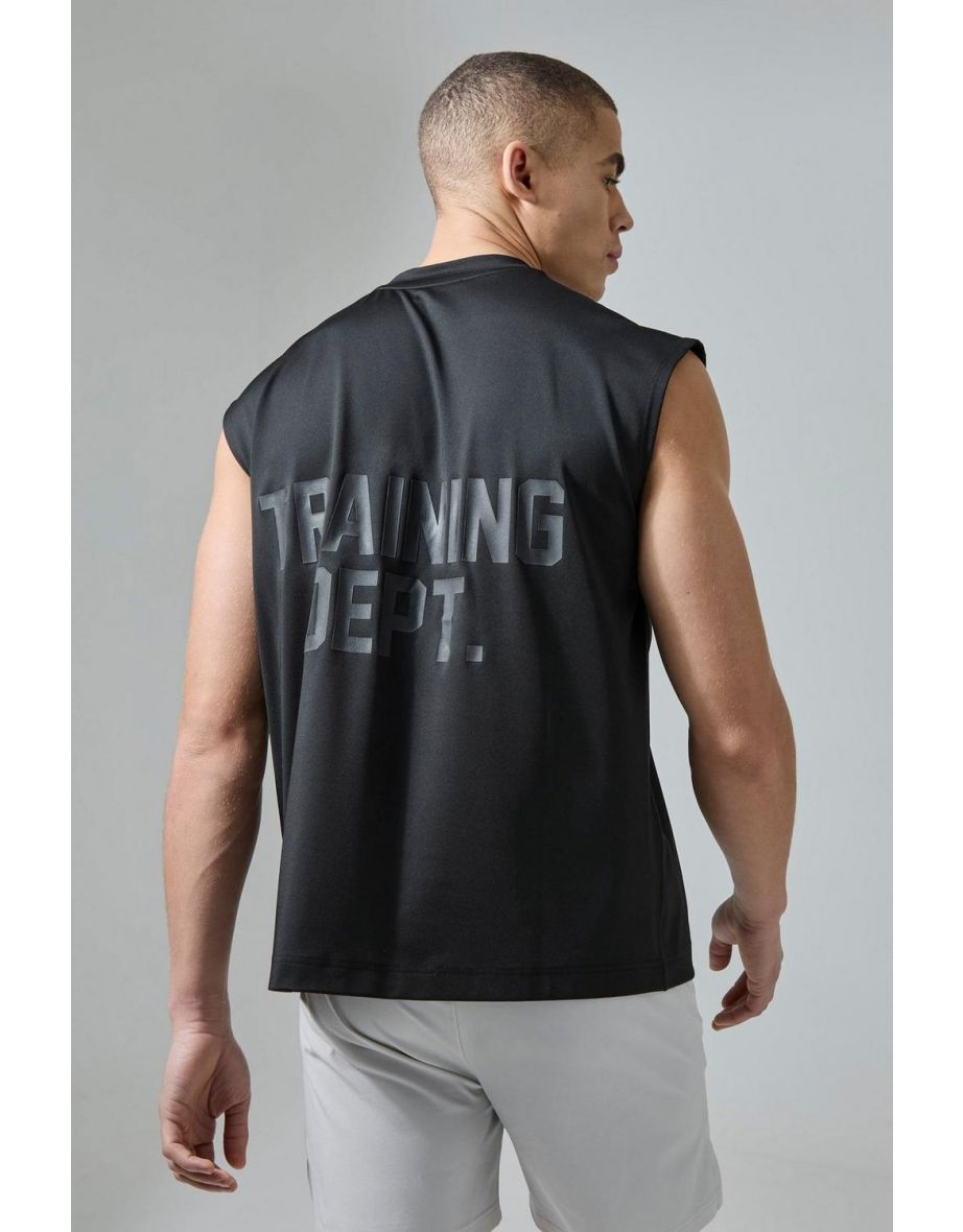 Active Training Dept Oversized Vest - black