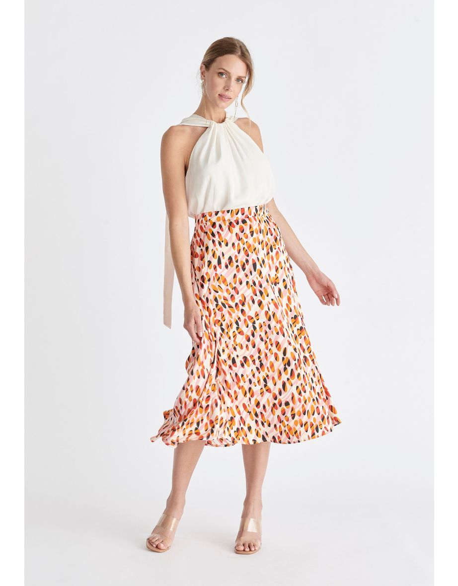 Asymmetric Hem Skirt