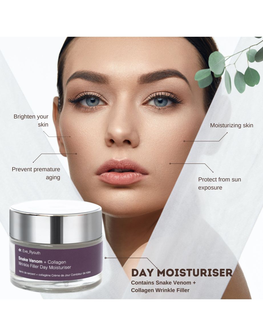 Snake Venom + Collagen Wrinkle Filler Day Moisturiser 50ml - 3