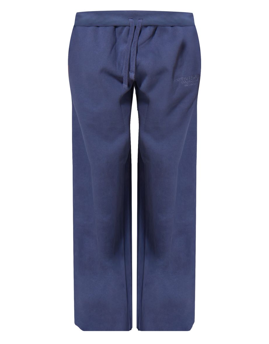 PRETTYLITTLETHING Navy Premium Print Cuffed Joggers - 4