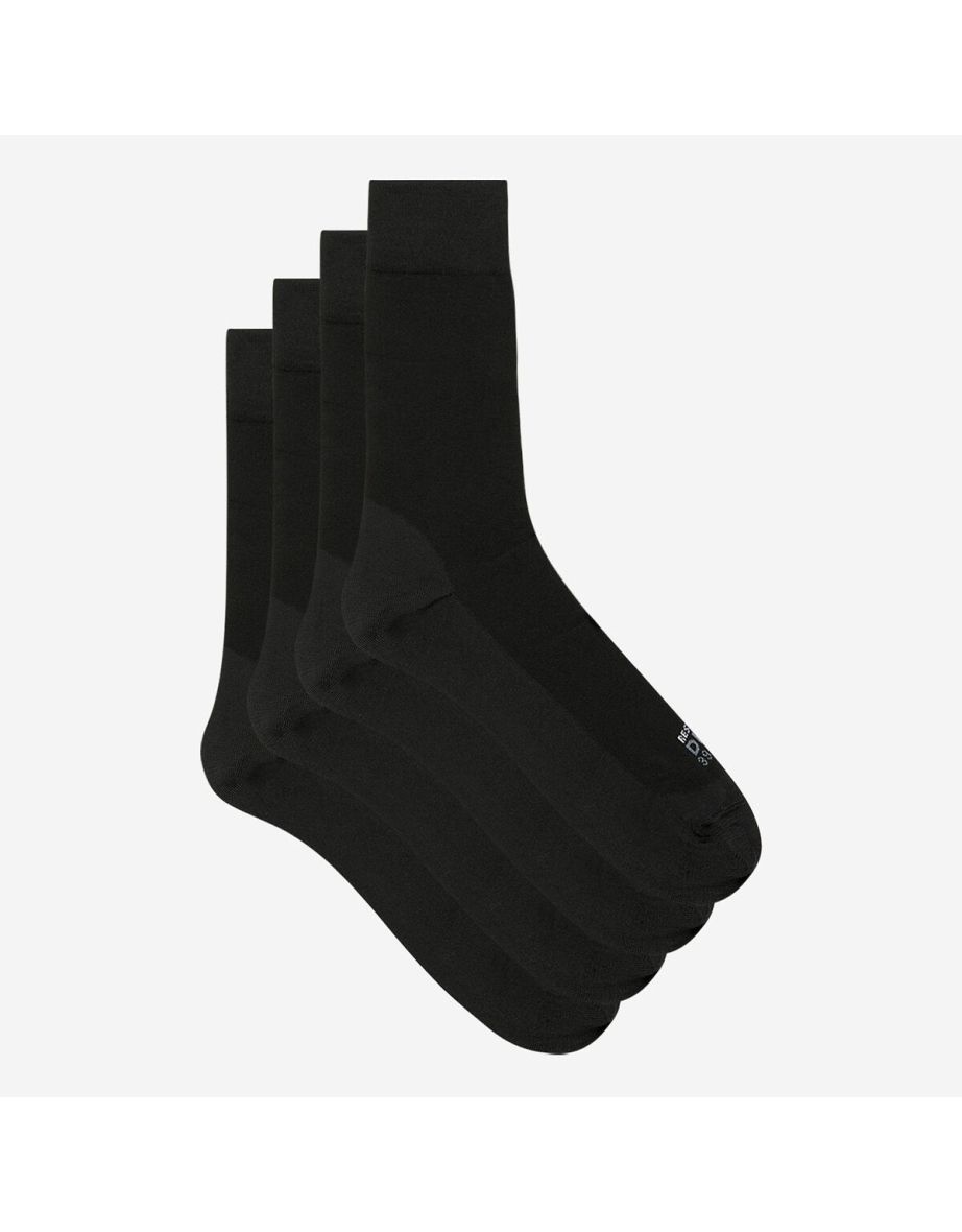 Pack of 2 Pairs of Hardwearing Socks in Cotton Mix - 2