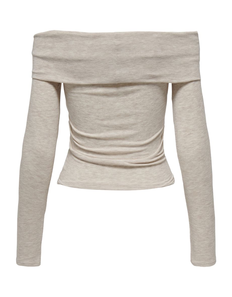 ONLFAYOLA L/S OFF SHOULDER BOW TOP JRS - 1