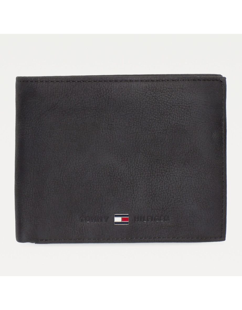Accessories Tommy Hilfiger Leather Credit Card Wallet in Black