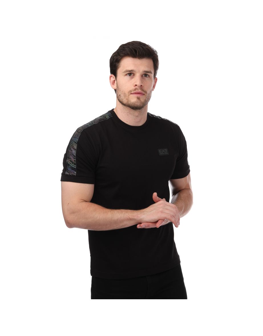 Men's Emporio Armani EA7 T-Shirt in Black