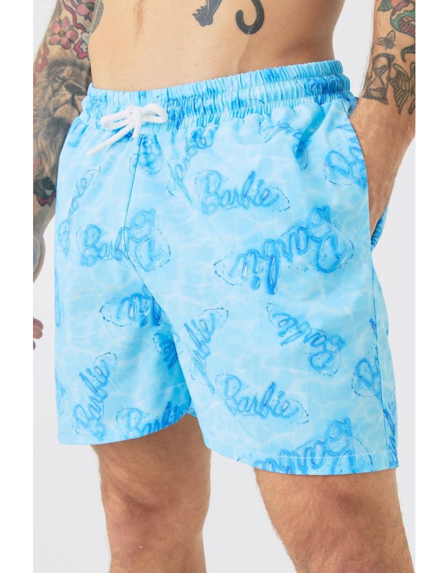 Short Length Barbie Swim Short - blue - 2