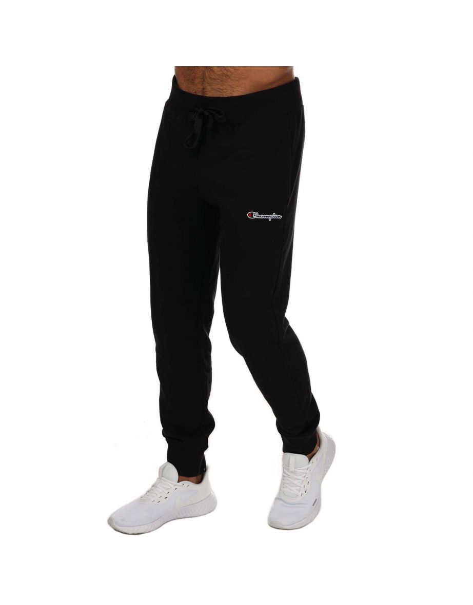 CHAMPION - Men - Script Logo Low Leg Sweatpants - Black