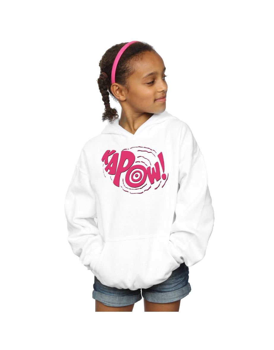 DC Comics Girls Batman TV Series Kapow Hoodie - White
