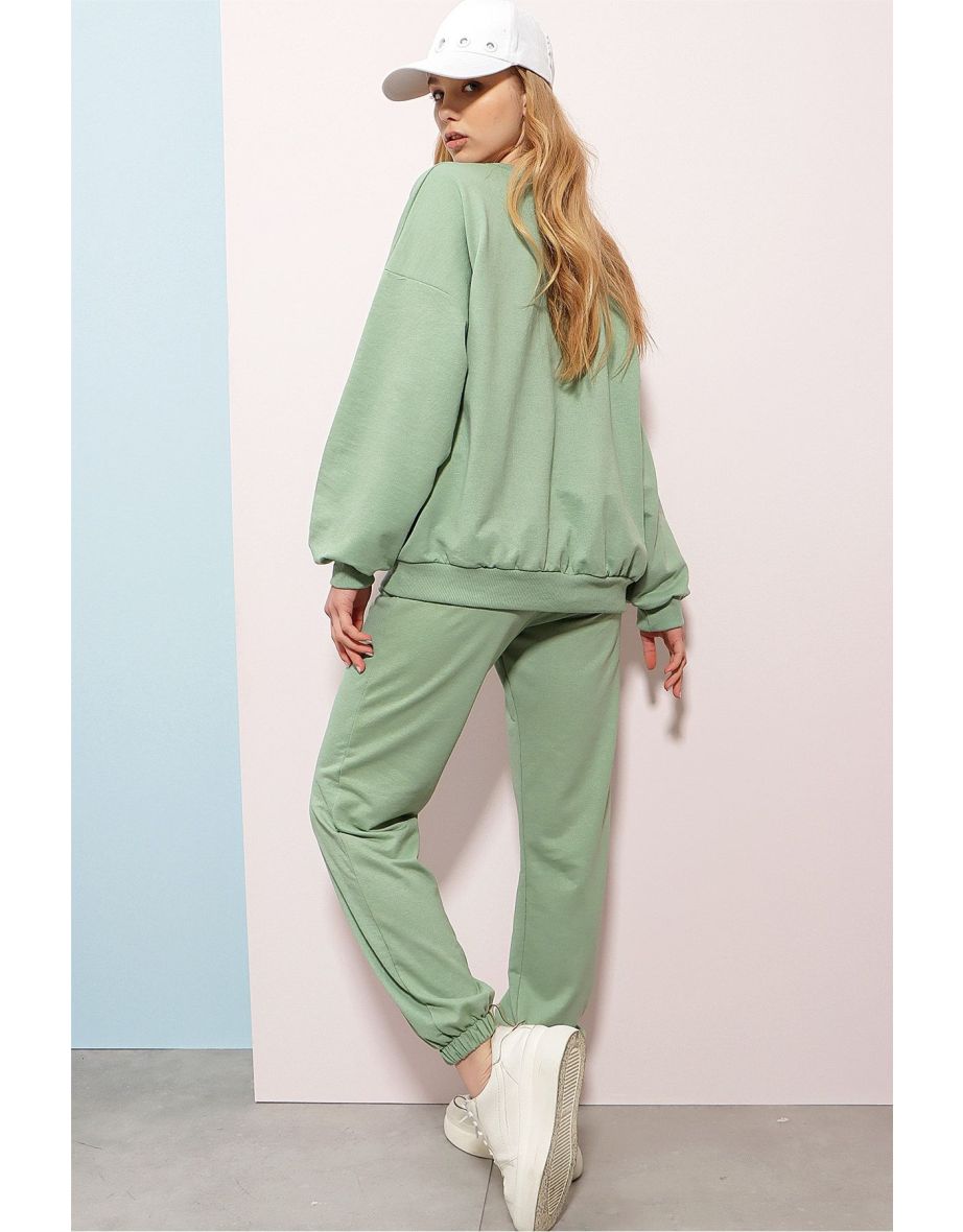 Sweatsuit - Green - Regular fit - 5