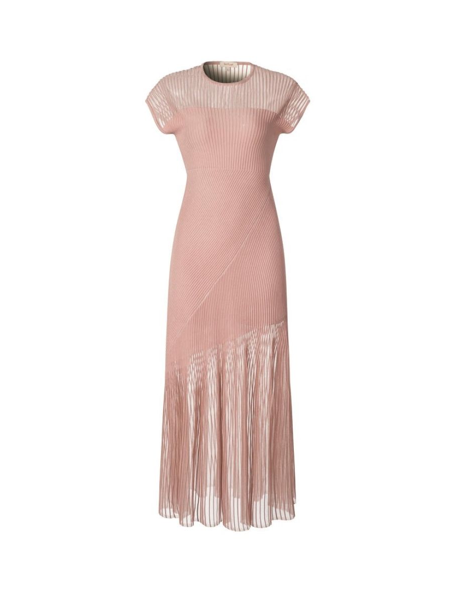 Ribbed Twisted Dress - 4