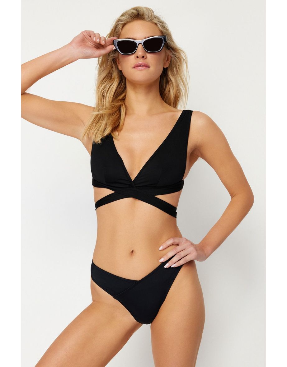 Bikini Bottom - Black - Plain