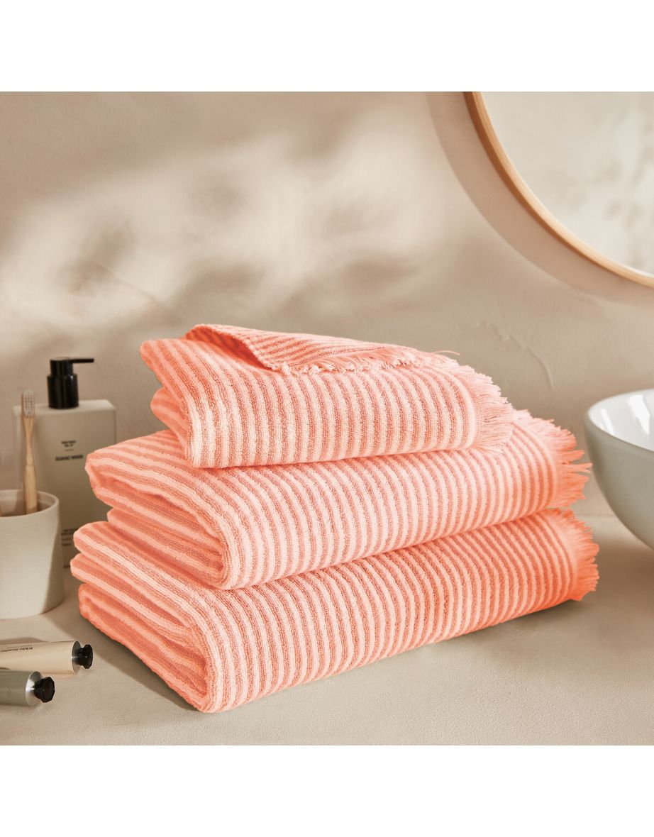 Malo Striped 100% Cotton Bath Towel - 3