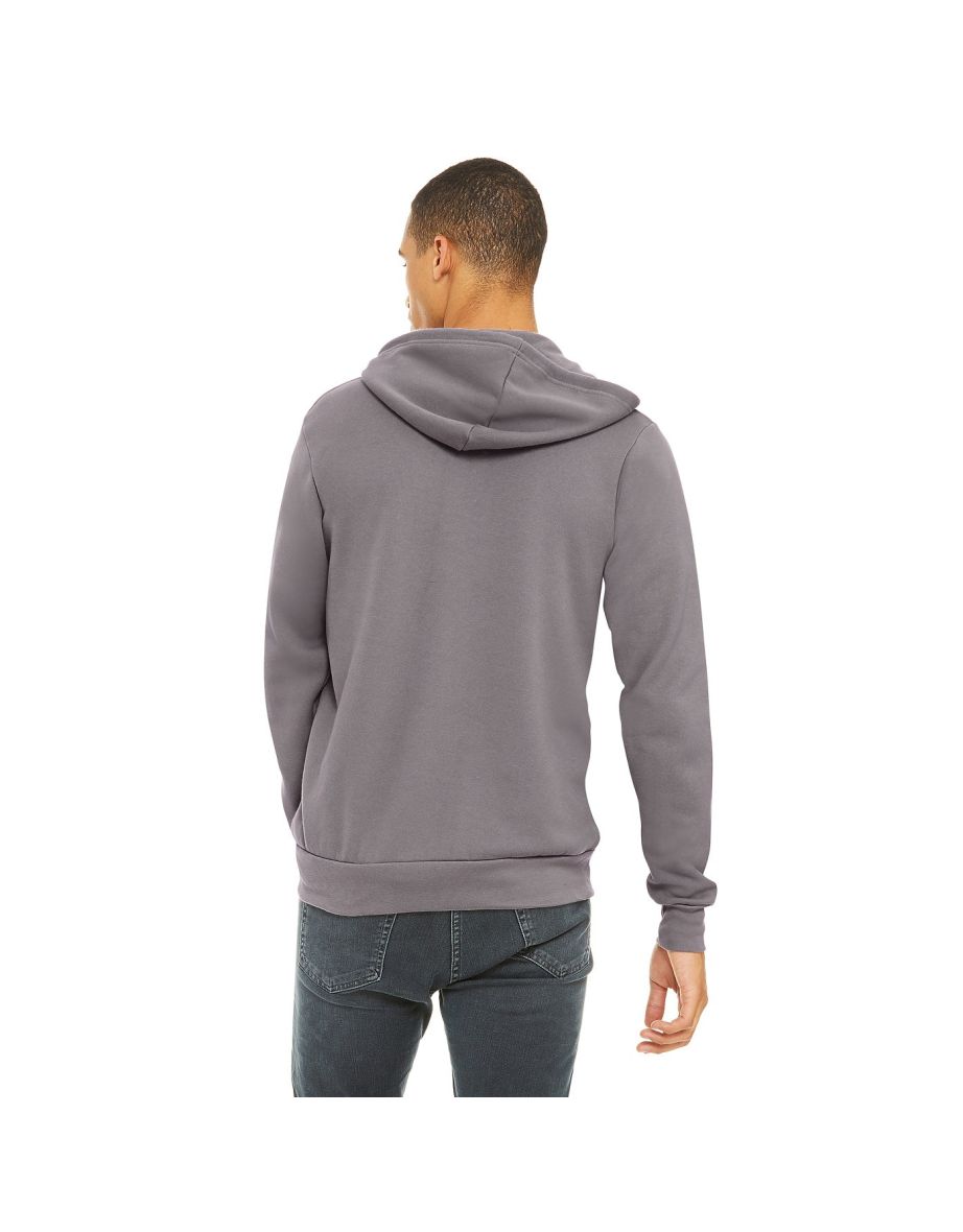 Bella + Canvas Adults Unisex Full Zip Hoodie - Storm - 3