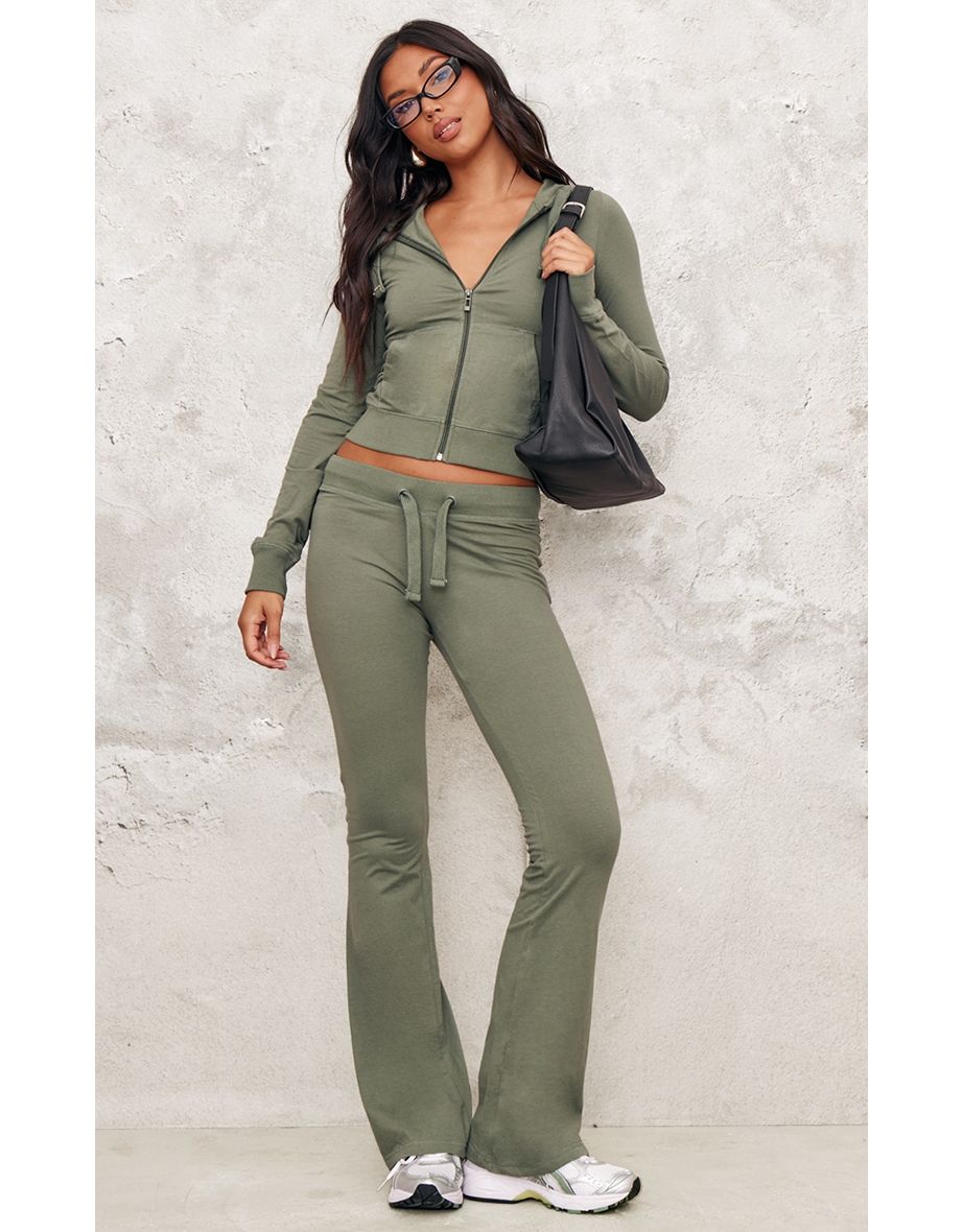 Sea Green Zip Up Fitted Track Top