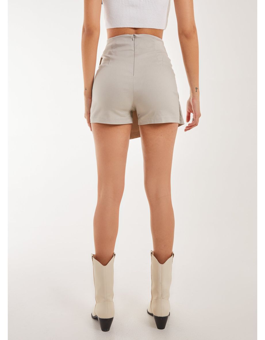 Utility Belt Detail Wrap Skort - 3