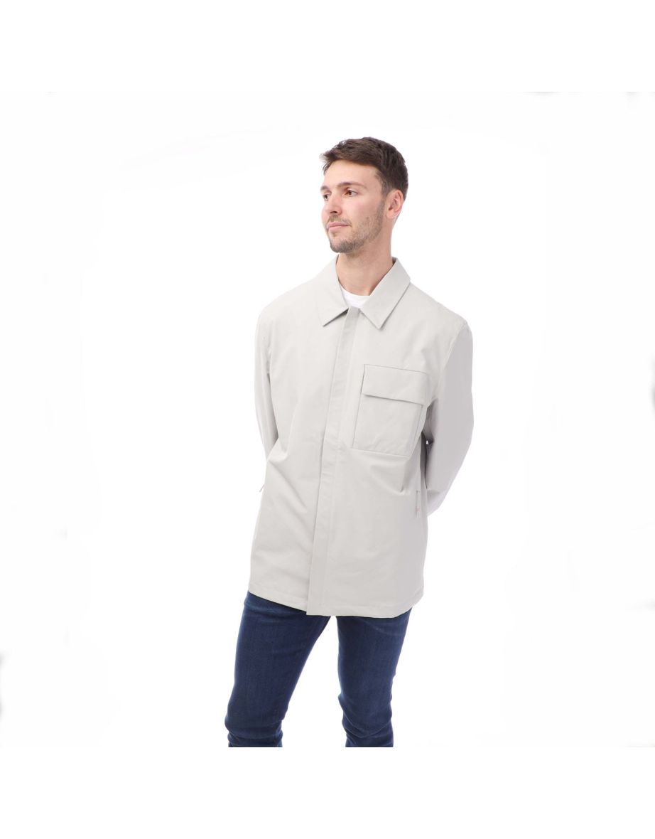 Men's Belstaff Cotton Twill Challenger Overshirt in Grey