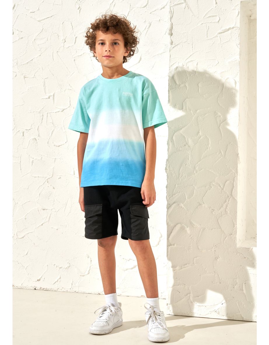 Brad Aqua Ombre Tie Dye T-Shirt - 2