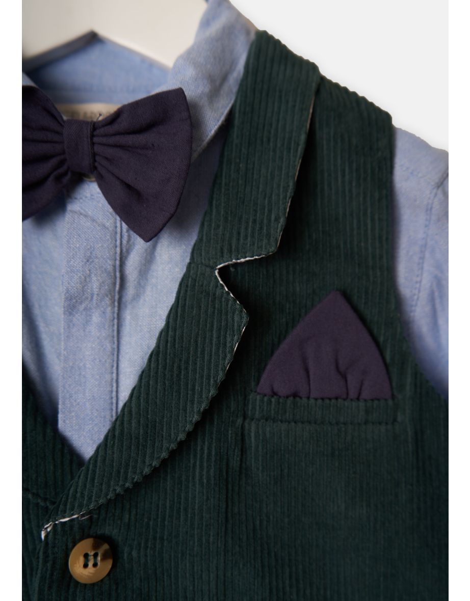 Branson 3 Pc cord Waistcoat set - 3