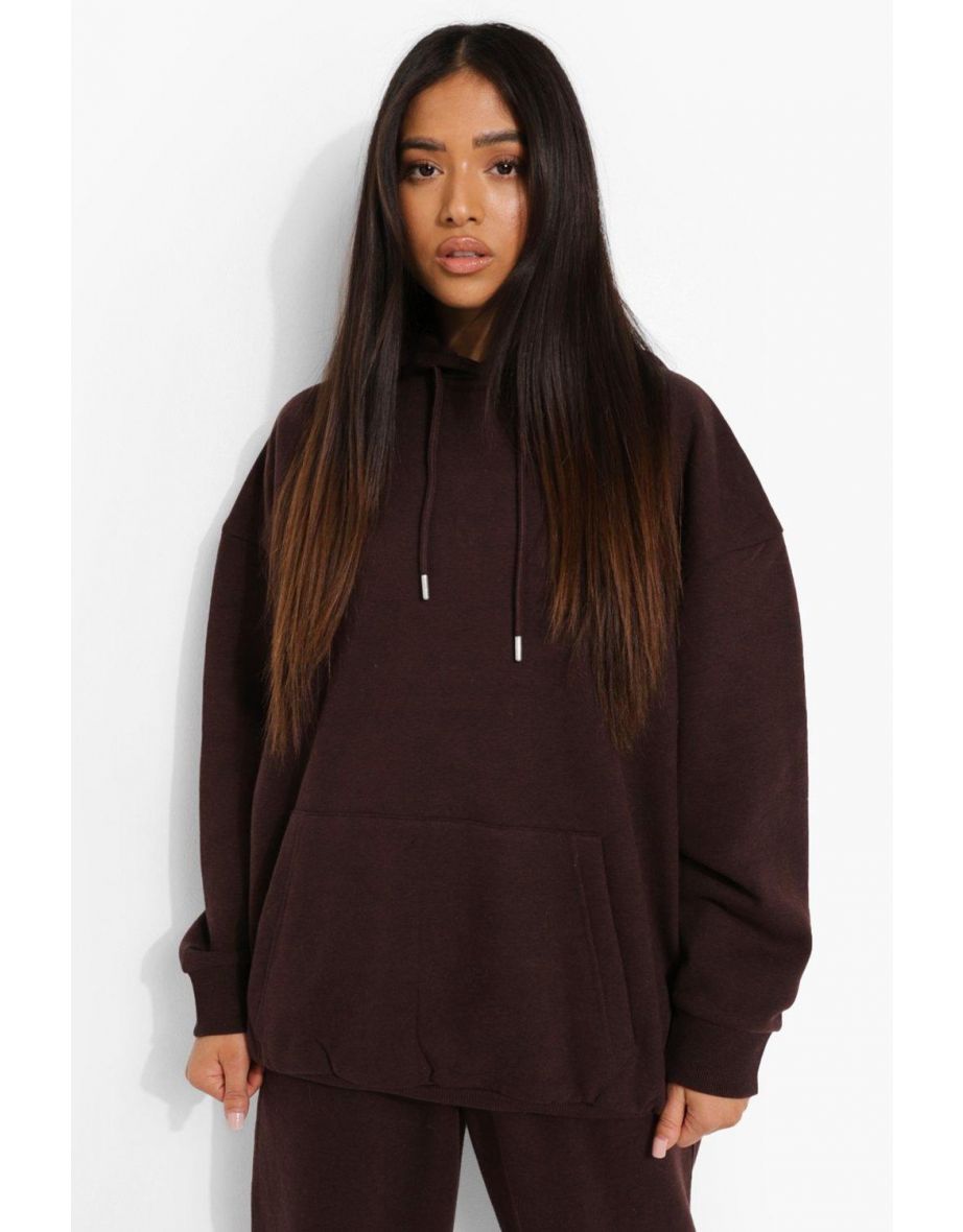 Petite  Oversized Hoodie - chocolate - 3