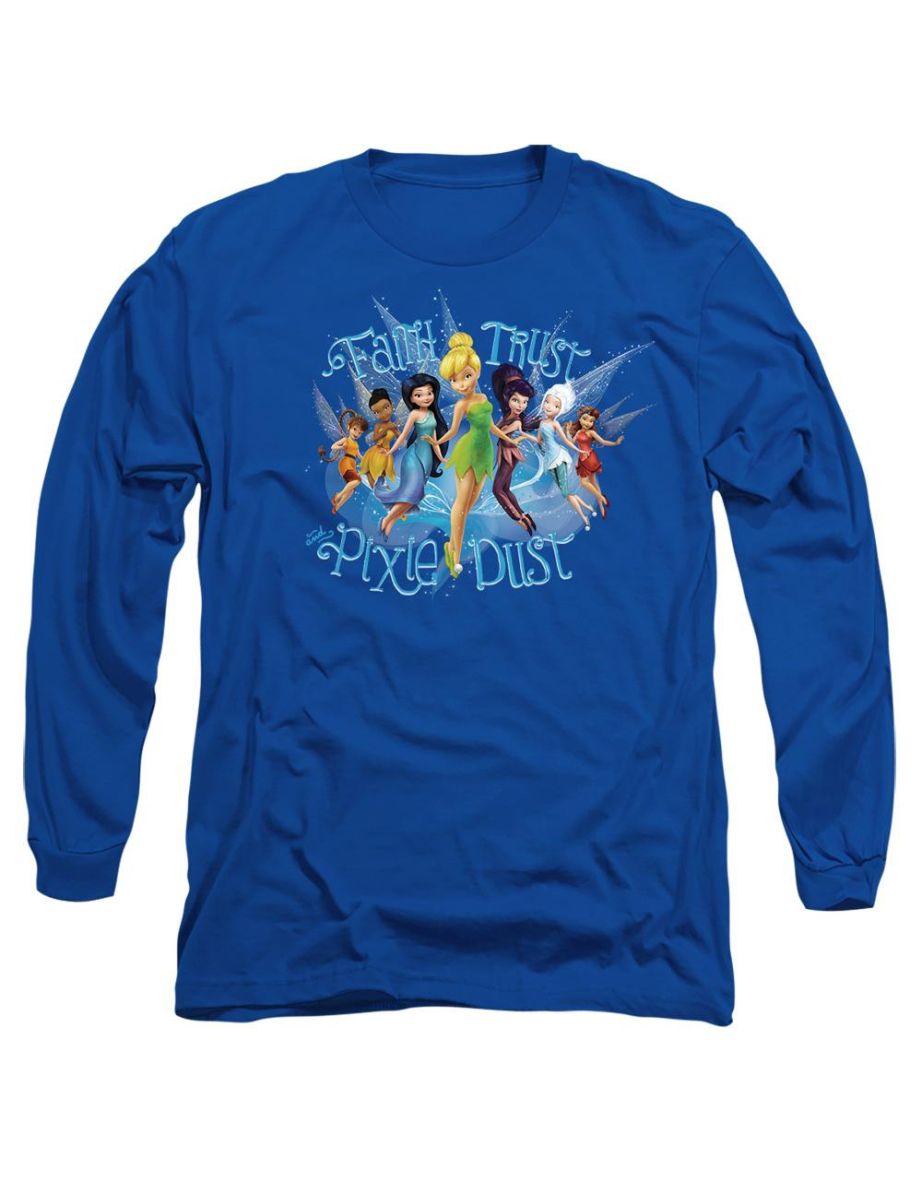 Disney Fairies  Adult Faith, Trust And Pixie Dust Tinker Bell T-Shirt - Royal Blue