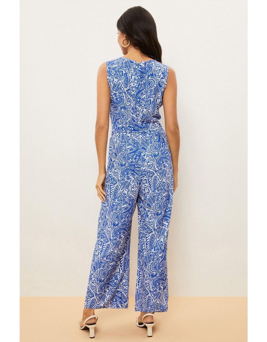 Tall Large Paisley Jumpsuit - 2