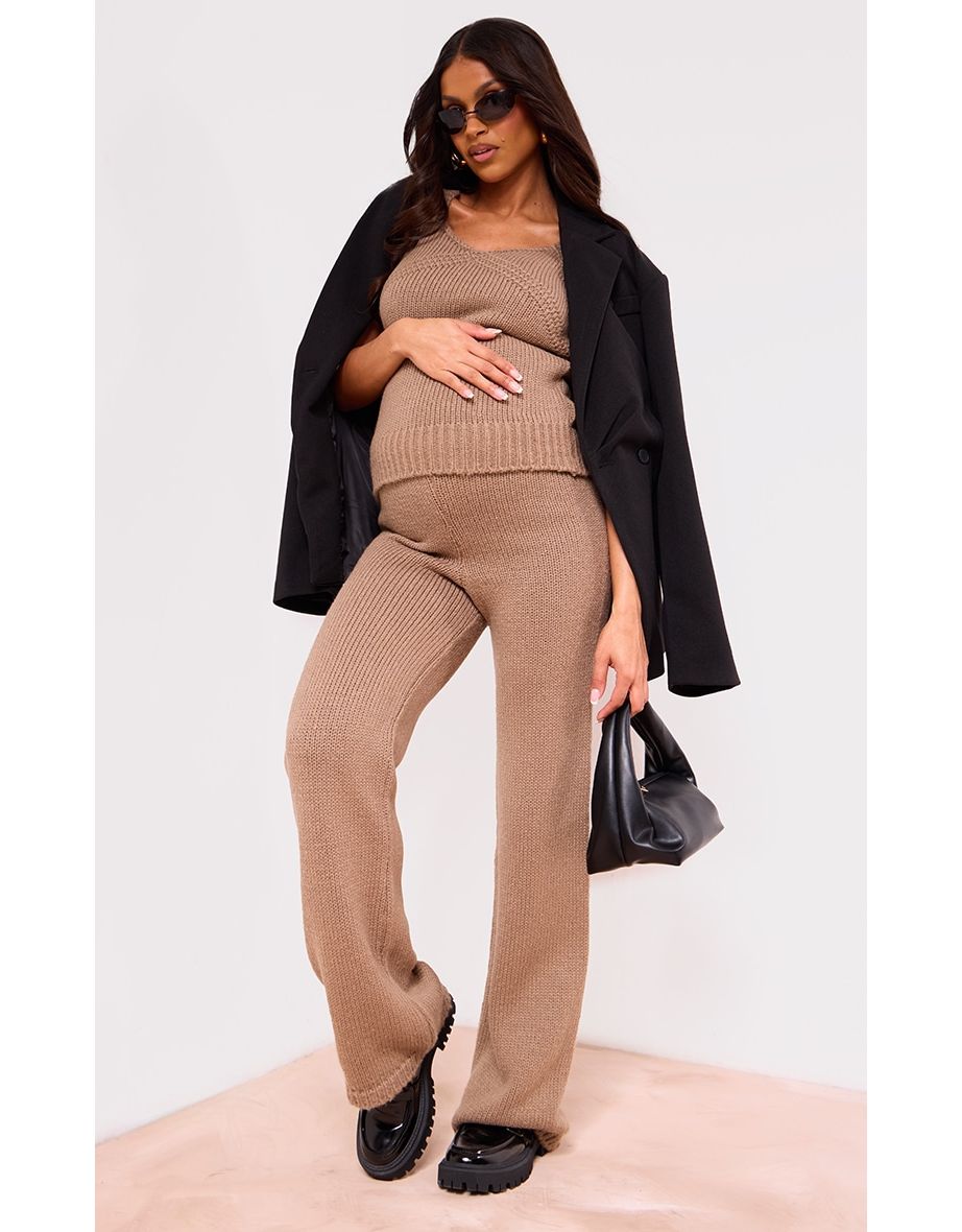 Maternity wide leg trousers best sale