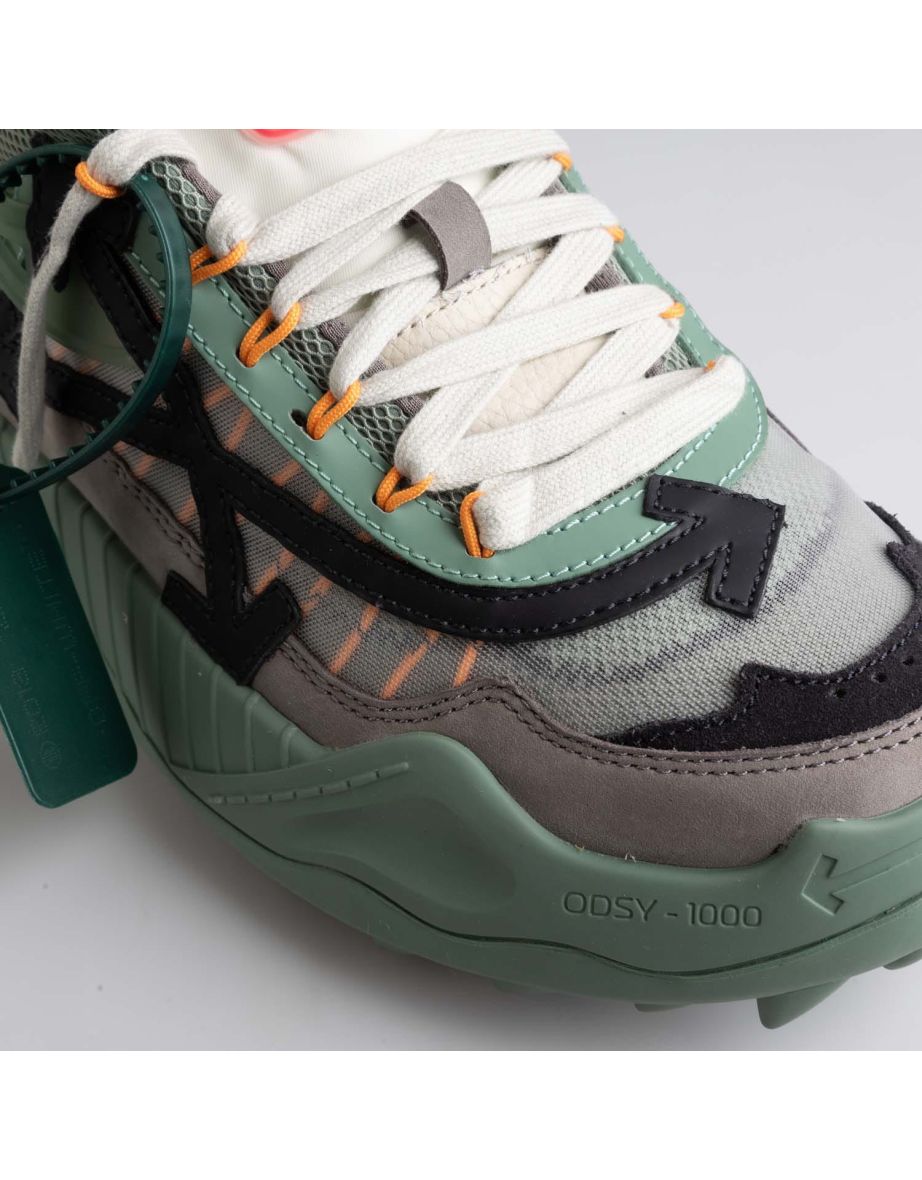 Men's Off White Odsy 1000 Trainers in Black - 7