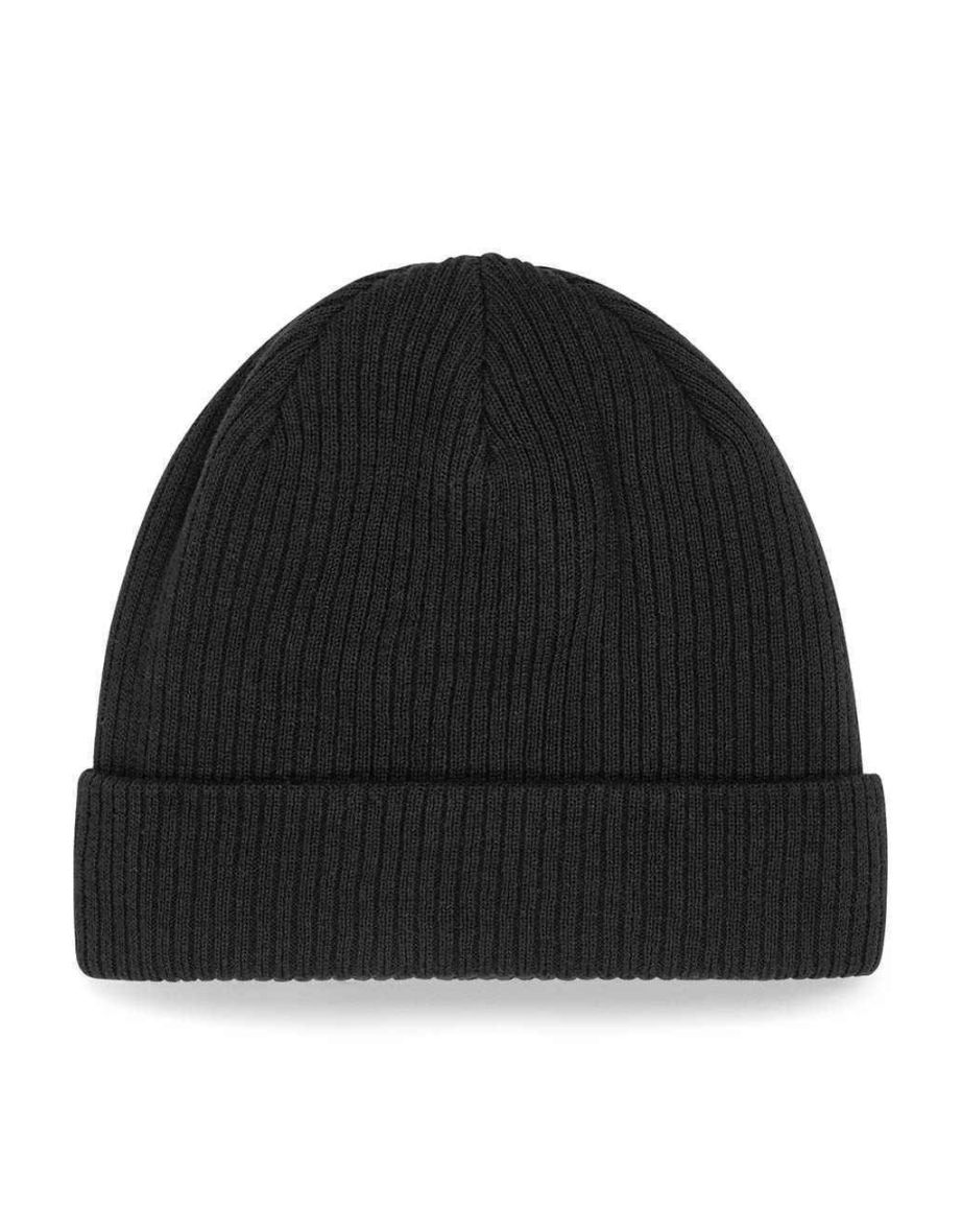 Beechfield Organic Cotton Beanie - Black - 1