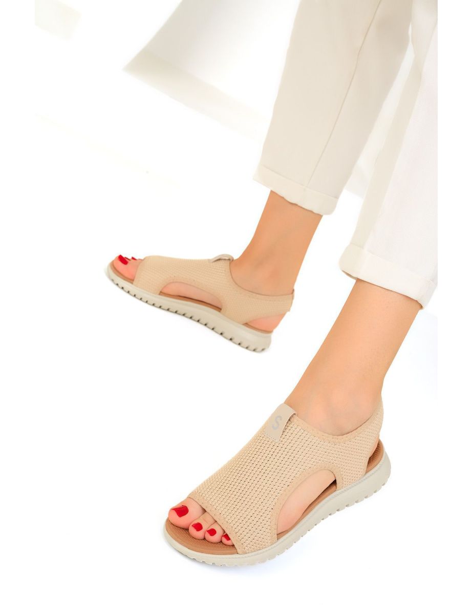 Nude-Nude Women's Sandals - 4